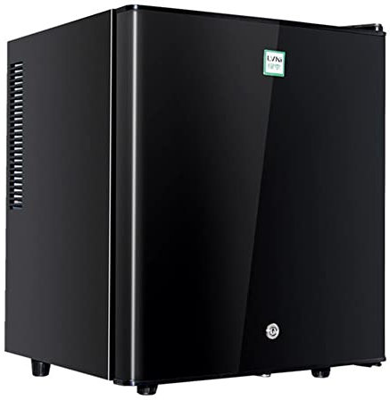 30L Mini Nevera De Mesa Refrigerador Despensa Independiente Debajo Del Mostrador Con Función De Enfriamiento Y Calor Luz LED + Cerradura Y Llave Para Habitaciones, Hoteles Y Casas De Huéspedes ( Color