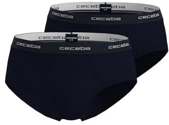 Ceceba Herren Slip blau uni 2er Pack