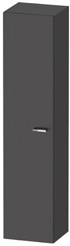 Duravit XBase Hochschrank B:40 cm, mit 1 Tür, Anschlag Links, XB1144L, Farbe: Graphit Matt Dekor