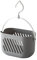 DOITOOL Hanging Shower Organizer - Portable Kitchen or Bathroom Storage Basket with Hook, Grey