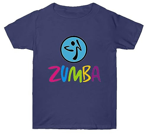 Damen T-Shirt mit Mode 2D-Druck Kurzarm Rundhals-T-Shirts Freizeitsport Zumba Tanztops für Damen