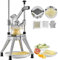 VEVOR Commercial Vegetable Fruit Chopper 1/4 Blade Heavy Duty Professional Food Dicer Kattex French Fry Cutter Onion Slicer Stainless Steel for Tomato Peppers Potato Mushroom