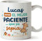 MUGFFINS Tazas Personalizadas para PACIENTE hombre - En Español - Mejor que yo Sepia - 11 oz / 330 ml - Regalo Personalizable original y divertido