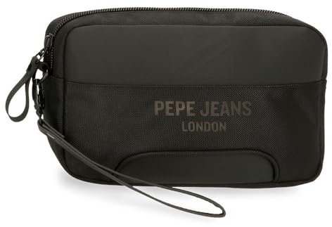 Pepe Jeans Bromley Borsa a Mano Nero 24,5x15x6 cm Poliestere, Nero, Taglia unica, Borsa a mano