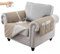 RAPRAP 100% Wasserdicht Sofa überzug 1 Sitzer, rutschfest Sofabezug mit Seitentaschen für Kinder, Haustiere, Hunde, Waschbare Sofaschoner,Khaki,1 Seater