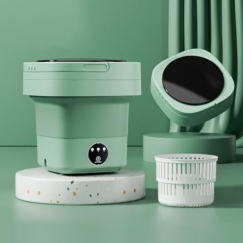 TEMU-SC 12L Lavatrice portatile, Mini lavatrice portatile, Lavatrice da campeggio per Casa/Viaggio/Campeggio/Dormitorio/Vestiti per Bambini/Calzini/Biancheria Intima[Energy Class A]