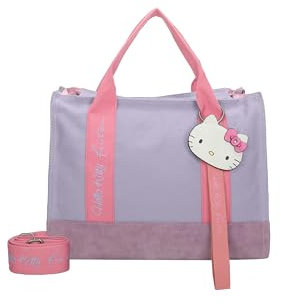 Fritzi aus Preussen Canvas Hello Kitty Tote Bag Lilac Cat