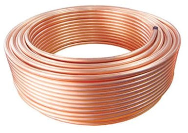 Tube de cuivre rouge doux T2, bobine de cuivre, tuyau de climatisation OD 2/3/4/6/8/10/12/14mm (Size : 1Meter, Color : 10x1.5mm)