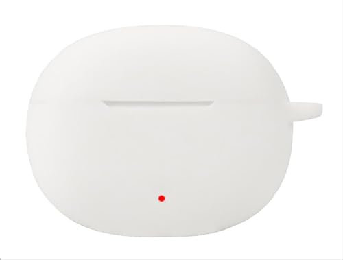 GIOPUEY Hülle Kompatibel mit Honor Choice Earbuds X5, Silikon Stoßfeste Schutzhülle, Ultradünn Case Cover, Kein Geruch, Hülle Silikon - Weiß