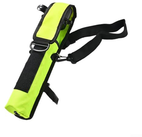 DAZZLEEX Equipo de buceo de poliéster, botella de buceo, cilindro de oxígeno, juego de tanque de aire con bolsa de almacenamiento de bomba de mano (verde)