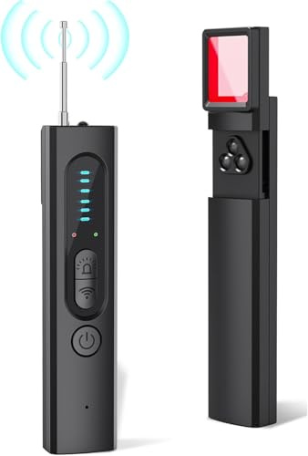 OVWE Hidden Camera Detectors, Spy Camera Detector, Hidden Errors and GPS Locator, Privacy Protection, 5 Sensitivity Levels, 4 Modes, 25H Working Time