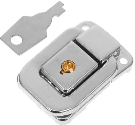 Housoutil Kofferschloss-überfalle Schlüsselriegel Riegel Mit Knebelverschluss Kleine Überfalle Für Koffer Überfallschnalle Gitarrenkoffer-verschluss Schrank-überfalle Kofferschloss