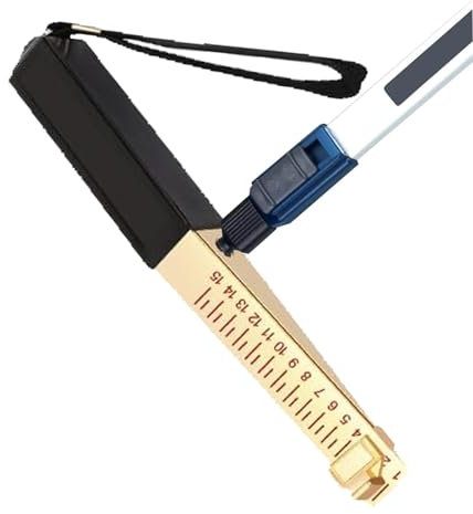 Flatness Measuring Tool - Fire Door Clearance Tool | Feeler Gauges Engineering Inspection Flatness Measuring Measuring Ruler Tool With Vernier Design Clear Scale For Measurement And House Inspections