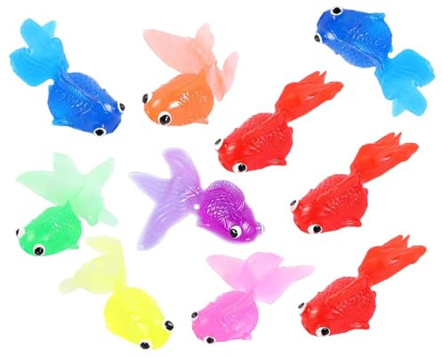 Aquarium Dekoration Fisch, 10 Stück Künstliche Bewegliche Fische Plastik Schwimmende Fische Schwimmende Goldfisch Schwimmende Fisch Für Kinder