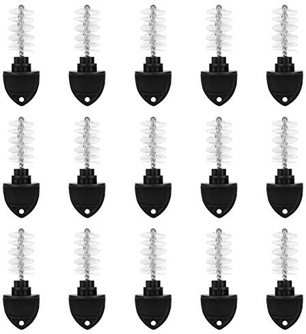 Sunicon 15Pcs Beer Tap Plug Brush, Beer Spout Cleaner Plugs, Faucet Cleaner Nylon Plug hygiened Brush Plugs, for Draft Beer Tap Stoppers Keg Beer Faucet Cap Tap Cleaning Brushes