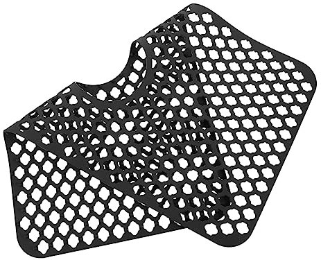 DOITOOL Tapis Protecteur D’évier Cuisine En Silicone Antidérapant Long Noir, Coussin Drainant Creux Résistant à La Chaleur, Protections Drain Silicone Pour Évier, Usage La Cuisine,