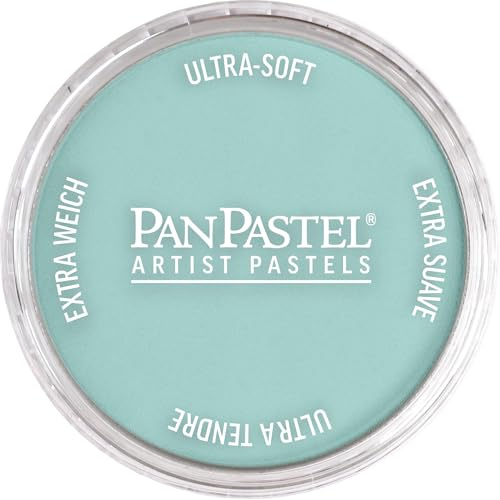 PanPastel Artist Pastels by GOLDEN, Turquoise Light, 2.44” / 62mm Pan Diameter, Professional Artist Pastels, Unique Pan Format (cake-like)