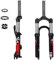 HSIRYAOHD MTB DH Federgabel20 Inch BMX Suspension Fork 80mm Travel QR 9x100mm Disc Brake 1-1/8 Straight Tube Manual Lockout MTB Ultralight Mountain Bike Front Forks