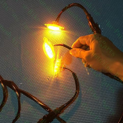 5 rejillas delanteras LED ámbar estilo Raptor para Honda Civic Hatchback 2016-2021