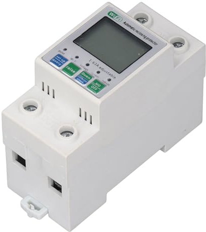 PC -Material WiFi Smart Energy Monitor mit Intelligenten Warnungen, Fernbedienungsstrommesser für die Prepaid -Nutzung Smart Leakage Protector für App