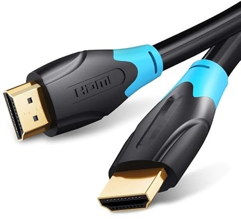 Watio Wave Cable hdmi - cable 4K V2.0, macho a macho, 5 m, color negro, ideal para transmisión de audio y video de alta definición.*
