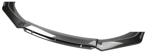 SOUTES Auto Frontspoiler Lippe für Audi SQ7 2016-2024, Frontstoßstange Frontlippe Spoiler Lip Splitter Diffusor Front Spoilerlippe Body Kit Zubehör,B-Carbon Fiber Black