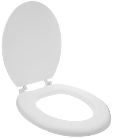LIFKOME Weicher Toilettensitz aus Schaumstoff Gepolstert Dickes Design für Stabilen Sitzkomfort Langlebig und Komfortabel für Badezimmer Ersatz Toilettendeckel Passend für Standard