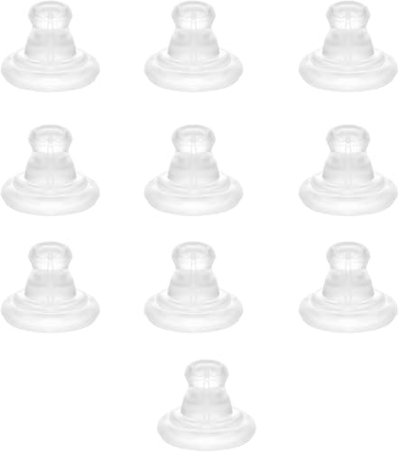 Aysatogc 50 Stück Silikon Ohrstecker Klar Gummi Ohrring Ohrstopper Ohrstecker Verschluss Rohlinge Ohrring Verschluss Ohrringstecker Verschlüsse Ohrringverschlüsse für Haken DIY Schmuckherstellung