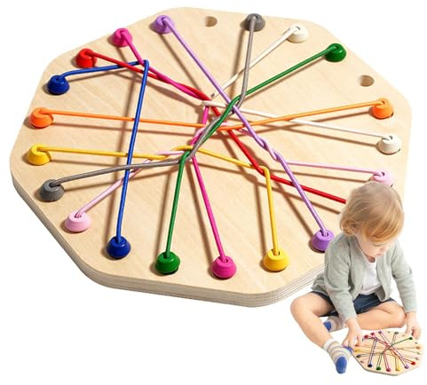 Twisted Rope Puzzle Game – Establish Better Relationship Untying Twisted Board Toys,Convenient To operate Educational Brainy Knots Game | Vielseitige Purposes For Children Kids Ages 3 Years And Up