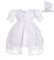 Lito Angels Baby Mädchen Taufkleid Taufkleidung, Taufe Kleid mit Spitze Cape und Haube Taufhaube, Größe 12-18 Monate 86, Weiß (Tag Number 18M)