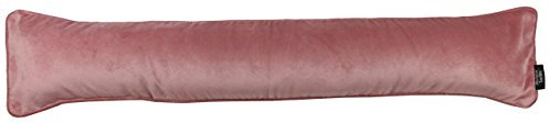 McAlister Textiles Matter Samt | Zugluftstopper mit Füllung | 18cm x 90cm in Rose Pink | Deko Windstopper Kissen für Fenster, Türen im Designer Plüsch