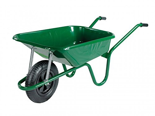 Walsall 90L Green Builders Wheelbarrow