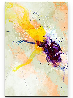 Paul Sinus Art Dart 90x60cm auf Leinwand gespannt fertig zum aufhängen