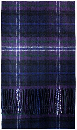 I LUV LTD Scotland Forever Modern Tartan Brushwool Scarf