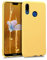 kwmobile Funda para Huawei P20 Lite Carcasa - Ultrafina de TPU y Silicona con Bordes elevados anticaídas - Amarillo Mate