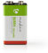 Wiederaufladbarer NI-MH-Batterie E-Block - 8.4 V DC - 250 mAh - vorgeladen - 1-Blister - 6LR61 - Grün/Red