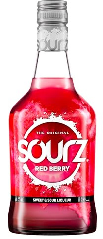 Sourz Red Berry | süß-saurer Partylikör | 15% Vol | 700ml Einzelflasche
