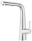 Roca A5A852AC00 Mezclador Cocina, Syra, Caño Extraible Ducha, Cold Start, Caño L, Cromo