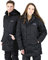Nerve Shop Motorradjacke Herren Winter Sommer Textil Scooter Jacke Wasserdicht mit Protektoren Männer Protektorenjacke Lang - schwarz - M