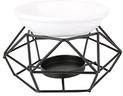 Duftöl Lampe, Ölbrenner Kerzenständer Kerzenständerofen, Geometrische Keramische Ätherische Ölbrenner Aromabrenner Kerzenhalter Innenministeriumdekoration