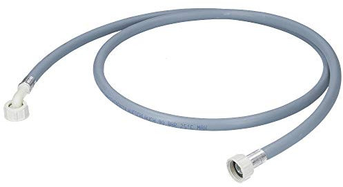 Kenekos - 4m Zulaufschlauch für Waschmaschine Spülmaschine | 3/4 Zoll Anschlüsse, 1x gerade, 1x gewinkelt (haushaltsüblicher Anschluss) - Universal verwendbarer Kaltwasserschlauch