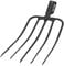 KOTARBAU® Forke Fourche à foin à 5 dents Fourche de jardin Fourche à fumier Fourche de jardin Fourche à fumier Fourche pour jardin et agriculture