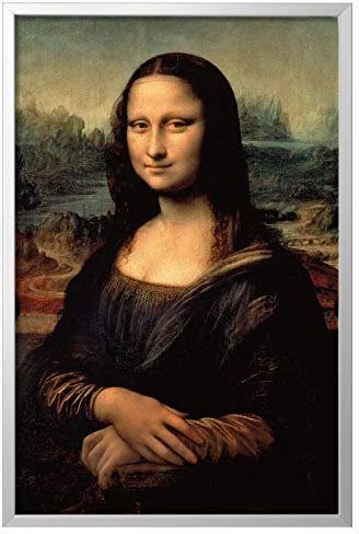 HUANNY Mona Lisa Diamond Painting Kits für Erwachsene, Smile Diamond Art Full Drill Kreuzstich Stickset für Anfänger lustig (ohne Rahmen)