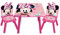 Disney Nixy Kids Minnie Maus Holztisch und 2 Stühle, Set