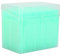 BORDSTRACT Palillos de Dientes de plástico de 1100 Piezas, Palillos de Cepillo interdental en Soportes Transparentes, palillo de Dientes Resistente y Seguro, Herramienta de Limpieza de Dientes(Verde)