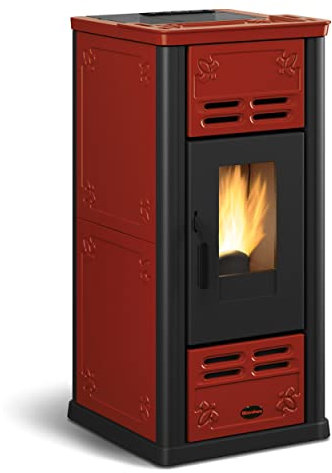 Extraflame 1280605 Serafina Lux EVO Pelletofen Bordeaux/A+