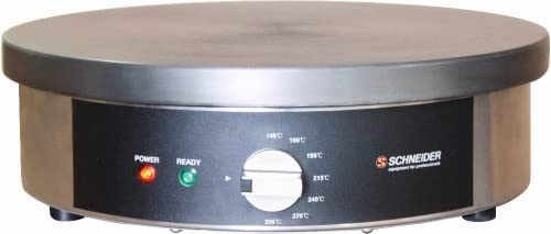 Schneider Elektrisch Crepes-Eisen, 400mm Durchmesser