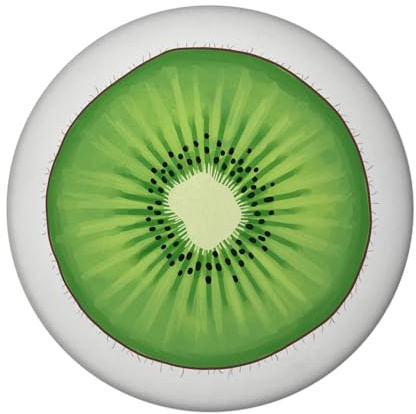 Kiwi Magnet rund mit Flaschenöffner lustiger Magnet rund mit Flaschenöffner für den Kühlschrank zum Befestigen von Fotos Postkarten oder Haushaltsplan