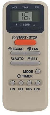 VINABTY WH-E1NE WC-E1NE Replace Remote Control Fit for Toshiba Air Conditioner WC-L03SE WH-L03SE WH-H01JE WC-H01EE WC-H01EF WH-F08J WH-F09J RAS-B18NKPX