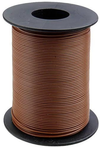 Donau Elektronik 125-S25-8 - Cavo 1 x 0,25 mm², 25 m, colore: Marrone